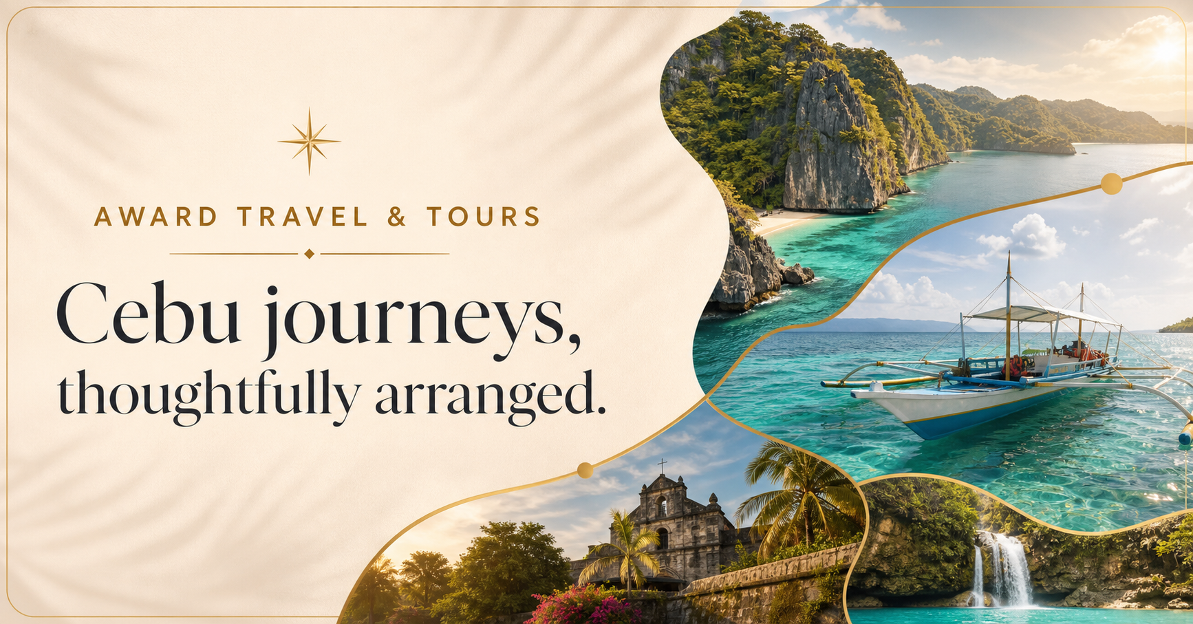 Award Travel and Tours WordPress website designed and developed by Lea Pelayo Chang
